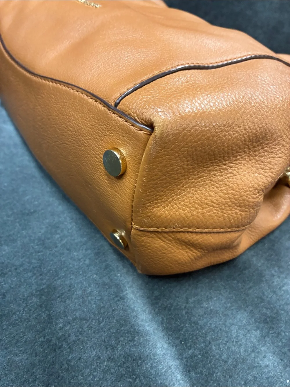 Michael Kors Caramel Leather Shoulder Bag